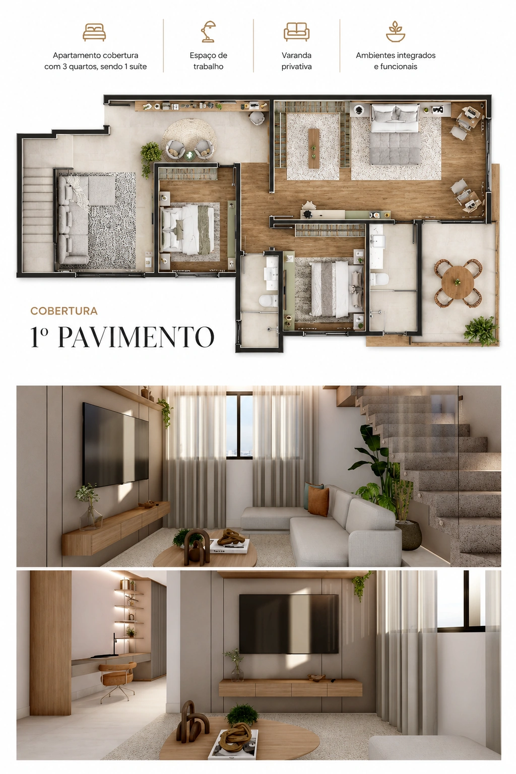 Cobertura primeiro pavimento